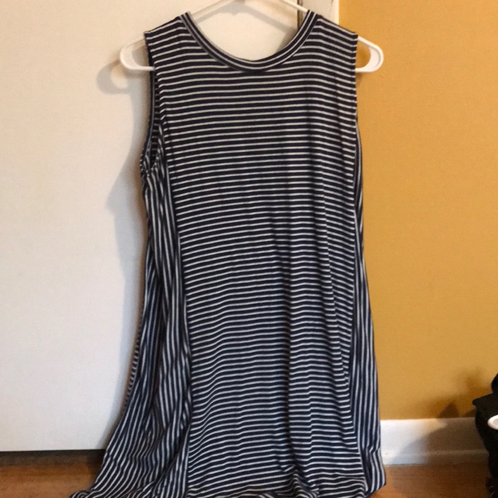 Stripped shift dress